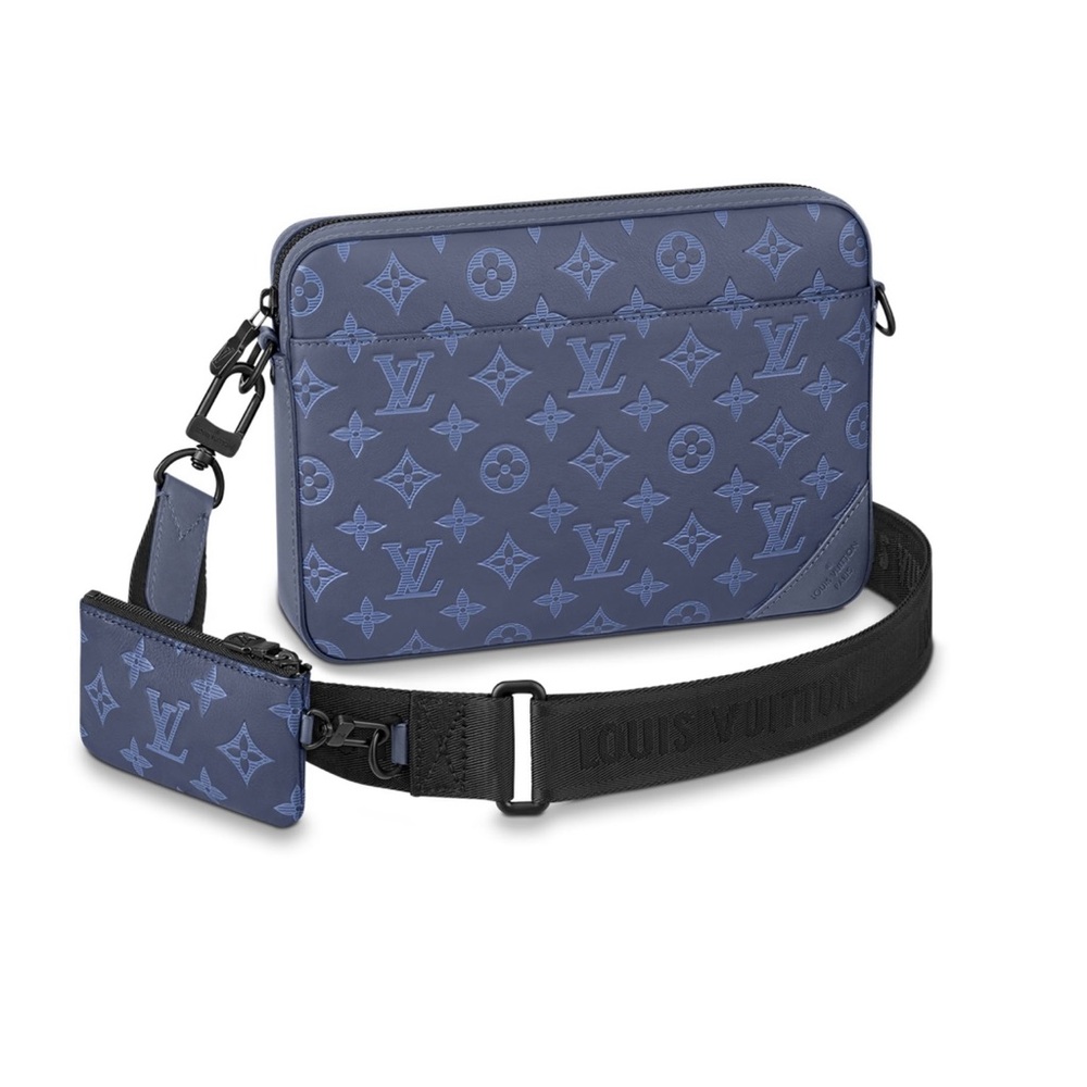 Louis Vuitton Duo Messenger Bag in Blue (Used)